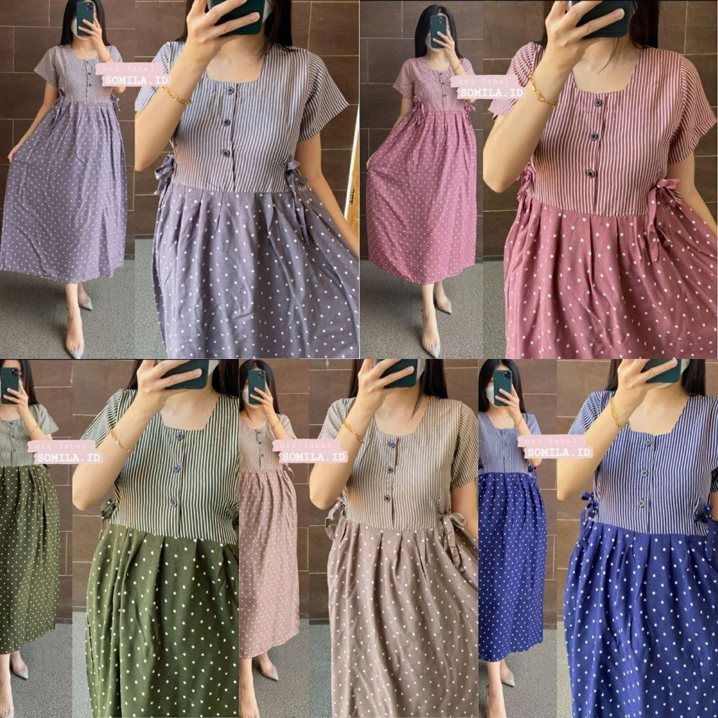 BDP Daster wanita Panjang Rayon Grade A Busui Resleting Depan | Daster chibi Terbaru | Daster kekini