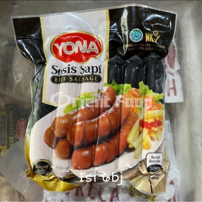 

Terlaris viral Yona Sosis Bakar Sapi Ori 500gr