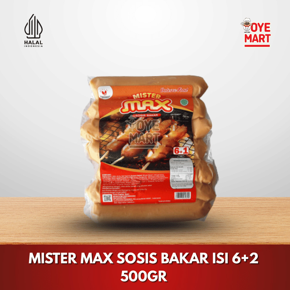 

MISTER MAX SOSIS BAKAR ISI 6+2 500GR