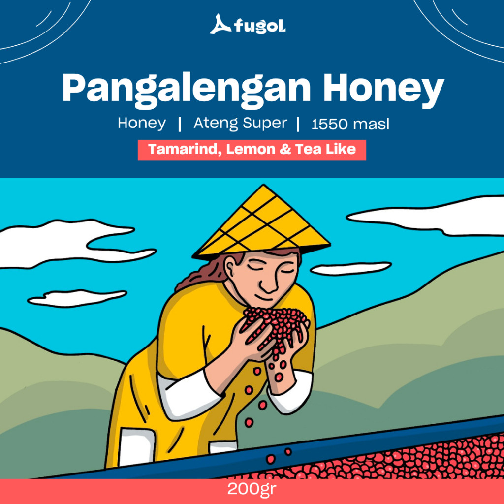 

Biji Kopi Arabica Pangalengan Honey (200 Gram) Specialty Single Origin
