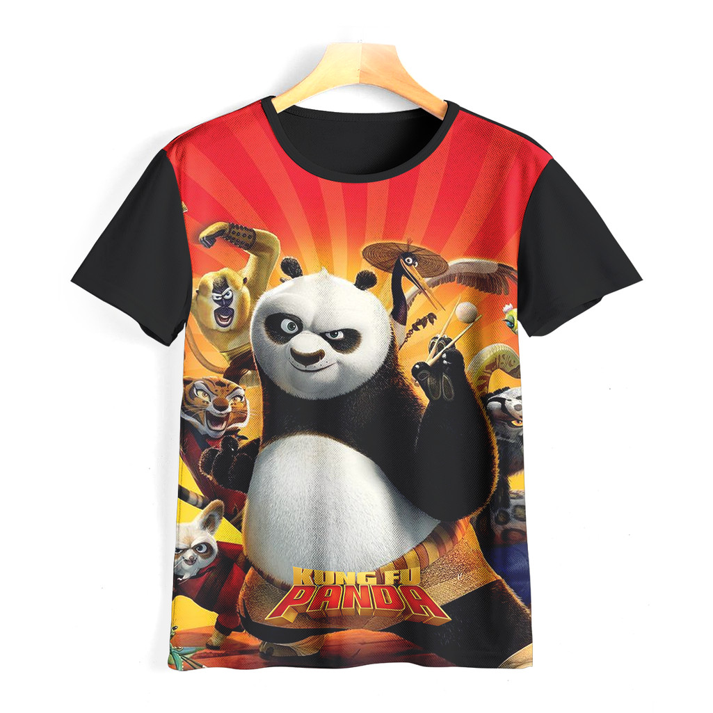 Kaos Kung Fu Panda Keren dan Adem | Kaos Kung Fu Panda Anak | KFP0002