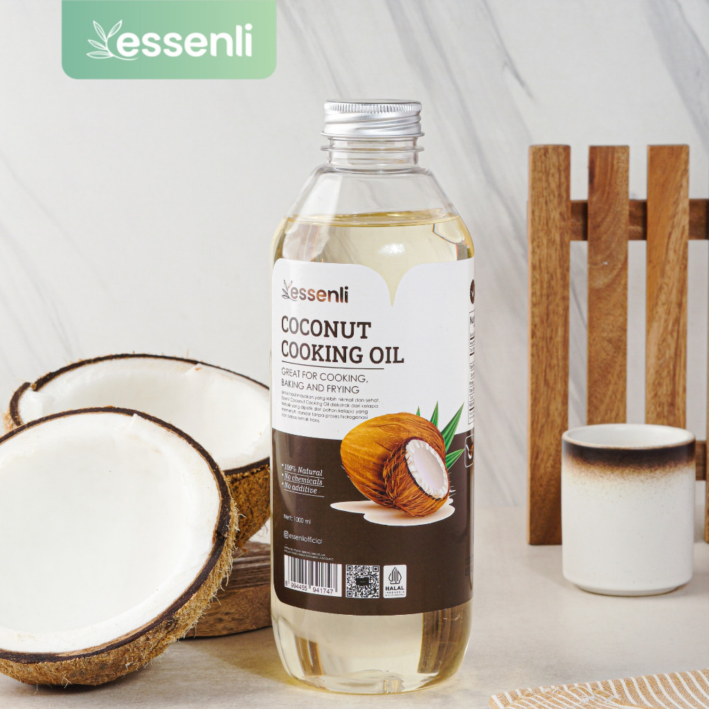 

ESSENLI Minyak Goreng Kelapa Murni 1 Liter / Coconut Cooking Oil