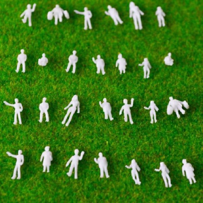 Maket Miniatur Orang Manusia Mini 18mm - Bentuk Random