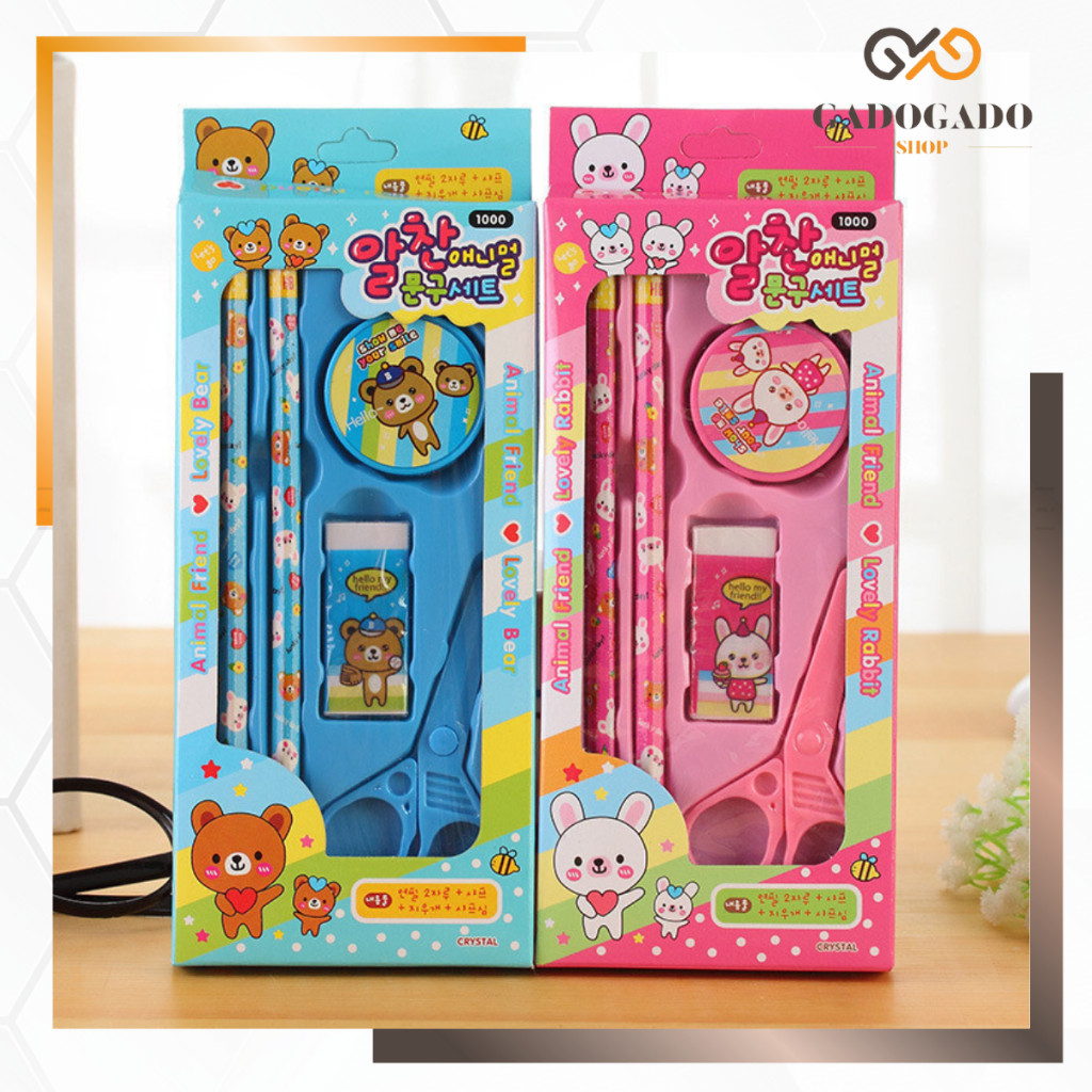 

6.6 Diskon GGS 2014 Alat Tulis Set Lengkap 5 In 1 Motif Karakter Lucu Y1702