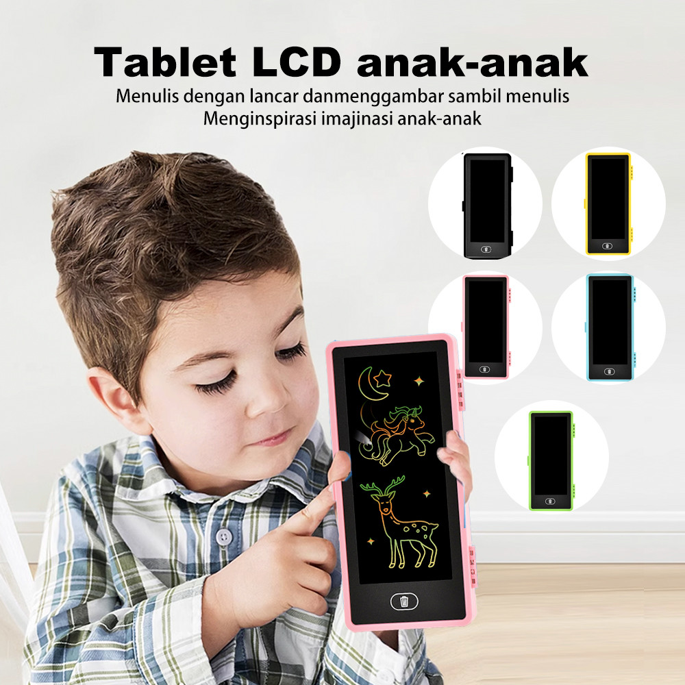 

Kotak Pensil Case Besar LCD Writing Drawing Box Case/tempat Pensil /pensil Drawing Pad Edukasi 2in1