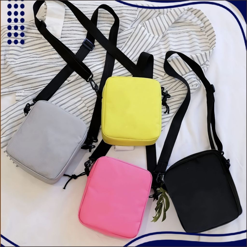 BK Tas Selempang Polos Anak Laki laki dan Perempuan Fashion Kids A5 30