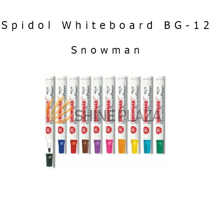 

br e Spidol Whiteboard Snowman Board Marker BG-12 - Cokelat