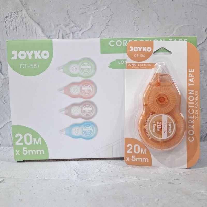 

(12 Pcs) Tipex Roll Joyko CT-587 PTL/20 Meter