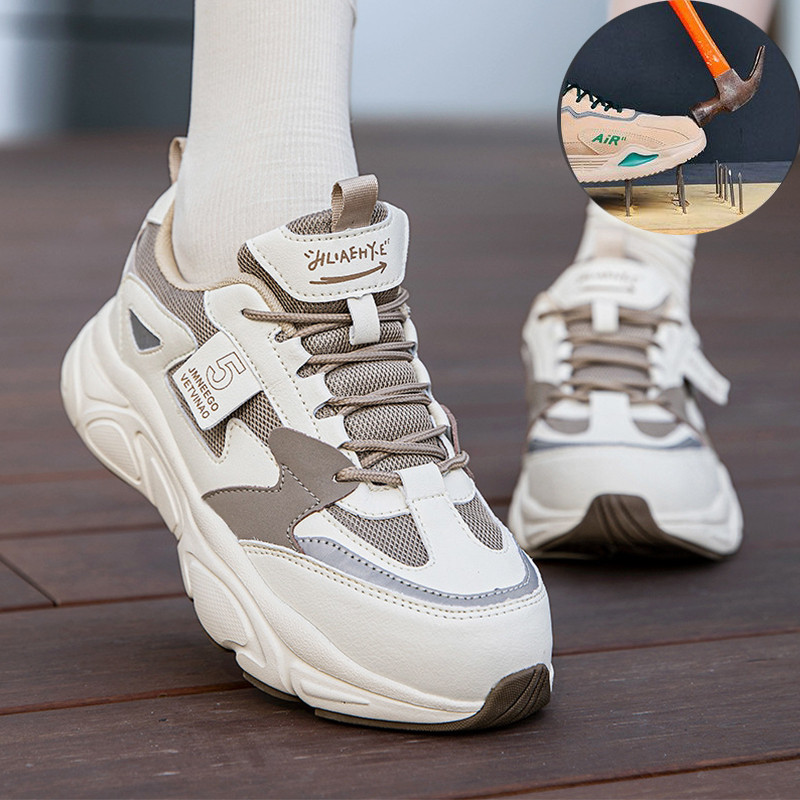 Women Safety Shoes 2024 New Steel Toe Work Safety Boots Breathable Working Sneaker Lightweight Sport