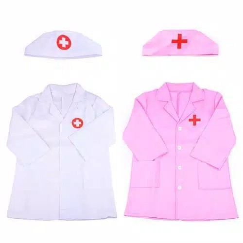 Terlaris ✨ -Kostum Dokter Anak Baju Dokter - Putih