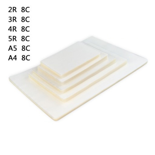 

thermal laminating film 6"(110x160mm) size 70 mic photo documents PET hot laminator film pouch film