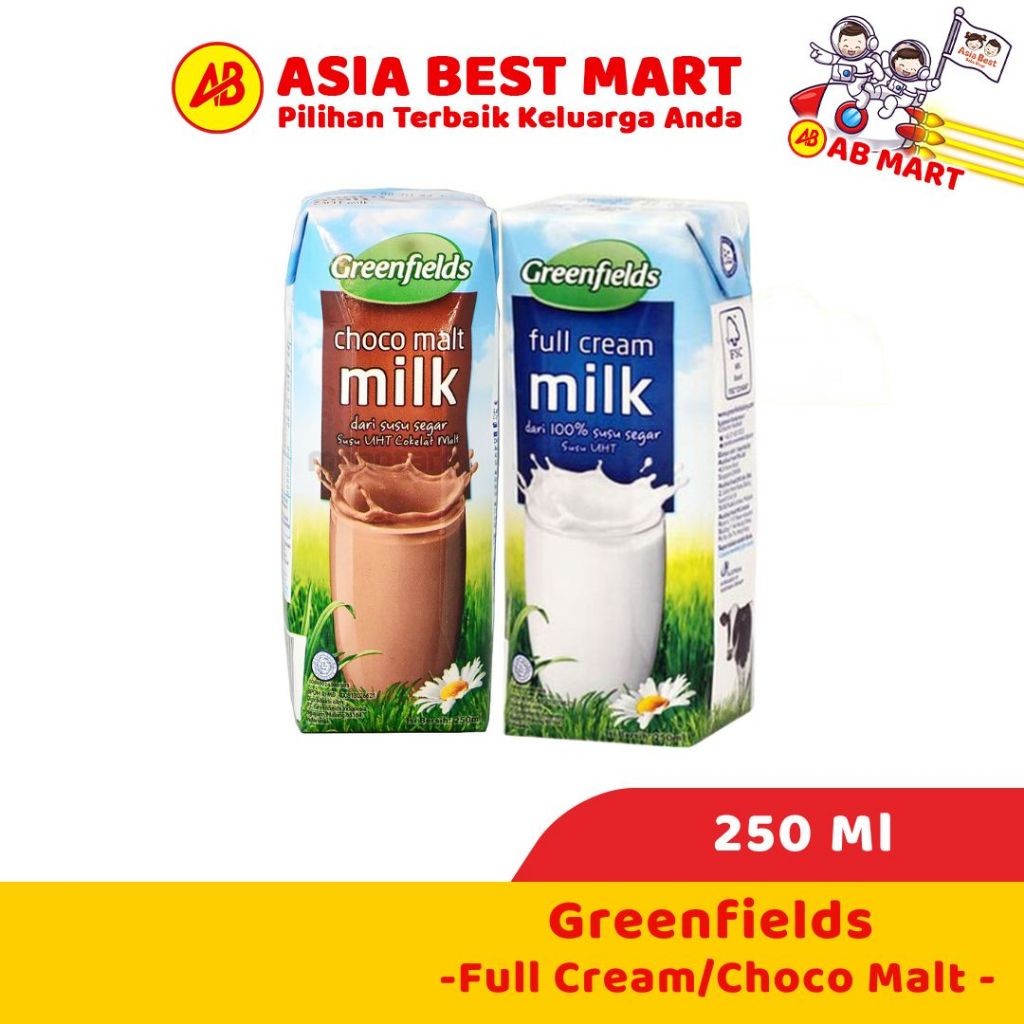 

Greenfields Susu Uht Full Cream Chocolate Malt 250 Ml Susu Cair Kemasan Kotak