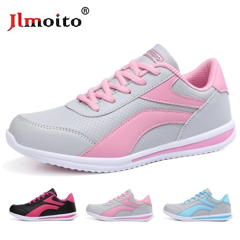 Sepatu Golf Wanita Sepatu Golf Bersirkulasi Kulit Sneakers Golf Tanpa Jaring Musim Panas Sepatu Atle
