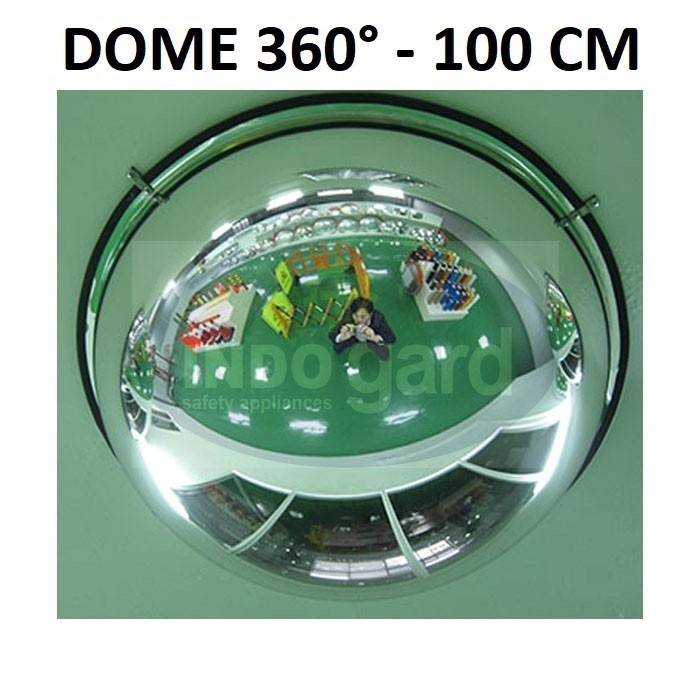 Full Dome Mirror 1Meter,Convex Security Mirror 100cm,Kaca Cermin Kubah - 100 CM GUA