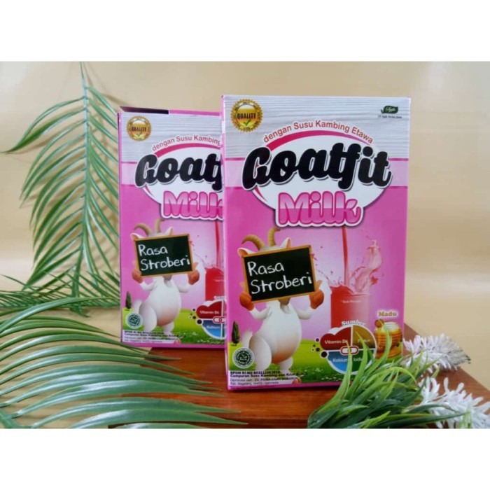 

Susu Kambing Etawa Bubuk GOATFIT Rasa STROBERI GOARTFIT 200gr Termurah