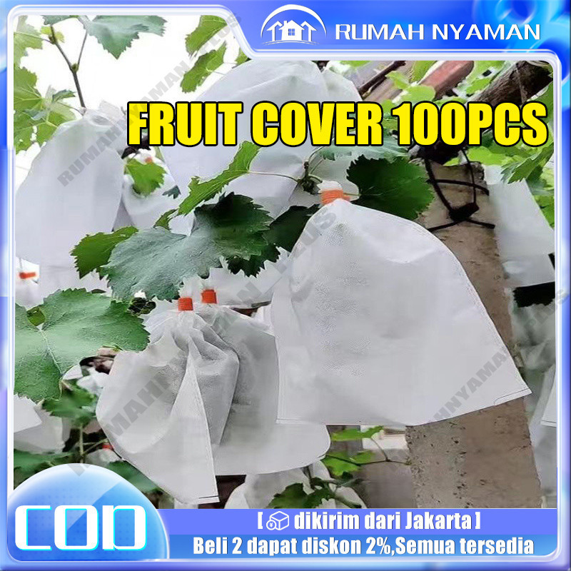 Fruit Cover 100PCS /Pembungkus Buah /kantong pembungkus buah jambu air Fruit Cover Fruit Cover Anti 