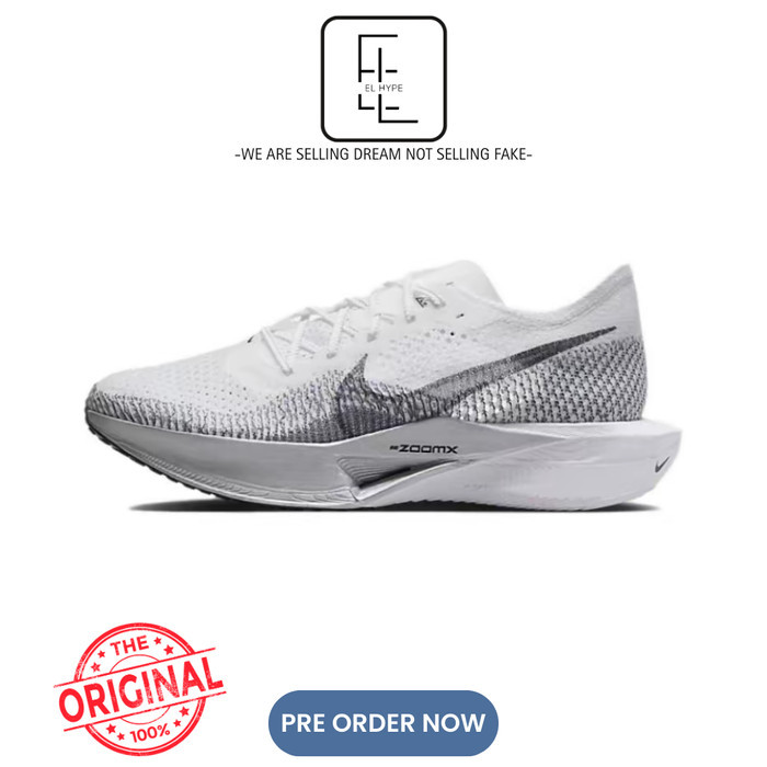 Nike ZoomX Vaporfly Next% 3 White Partice Grey (100% Original) DV4129-100