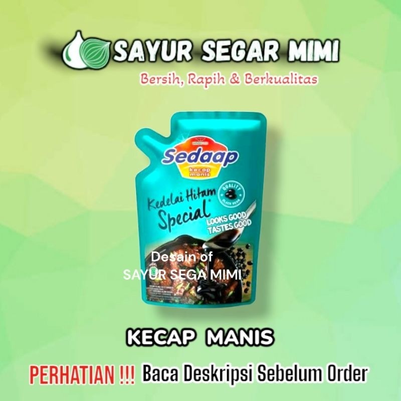 

Kecap SEDAAP Kecap Manis Kemasan 520ml - Sayur Palembang