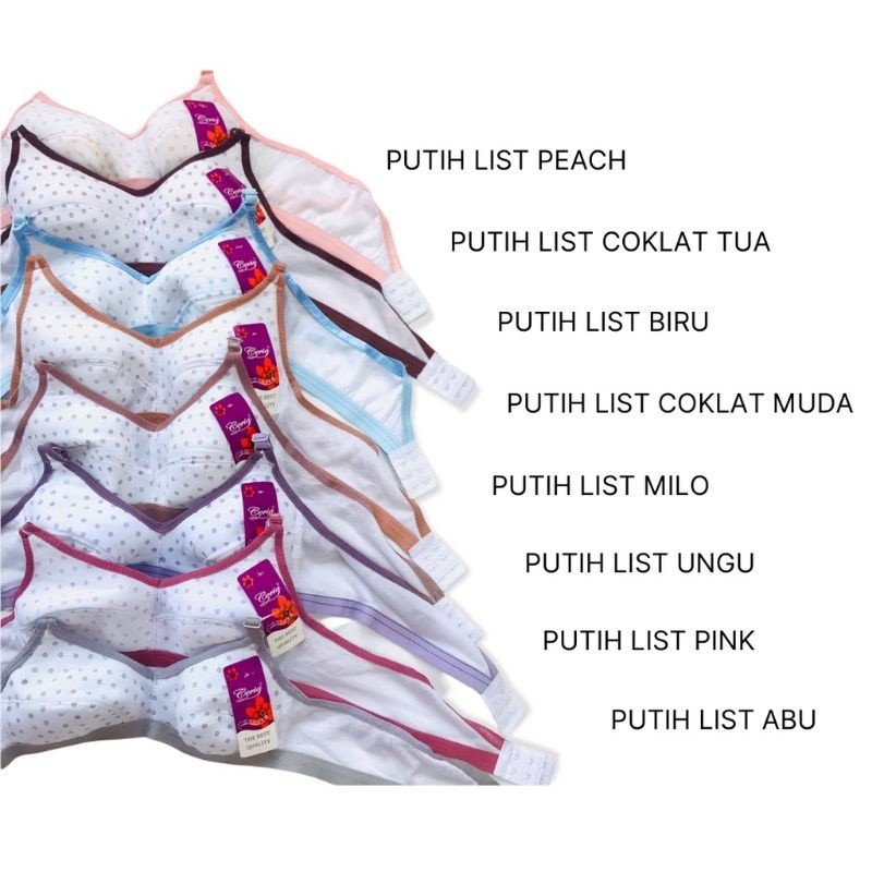 PROMO sport bra remaja bh ABG anak muda perempuan cewek wanita tanpa kawat cup A kecil printing sabl