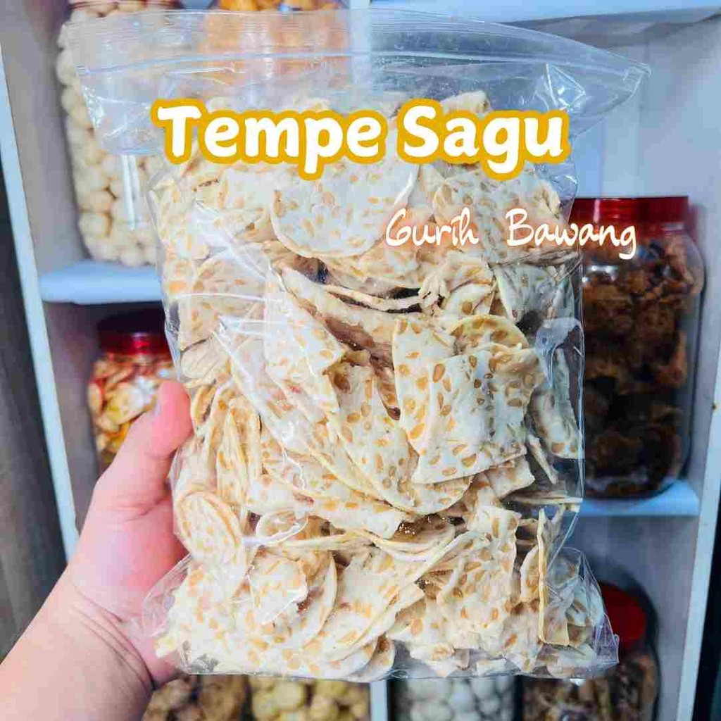 

KERIPIK KRIPIK TEMPE SAGU Spesial - 250 gr