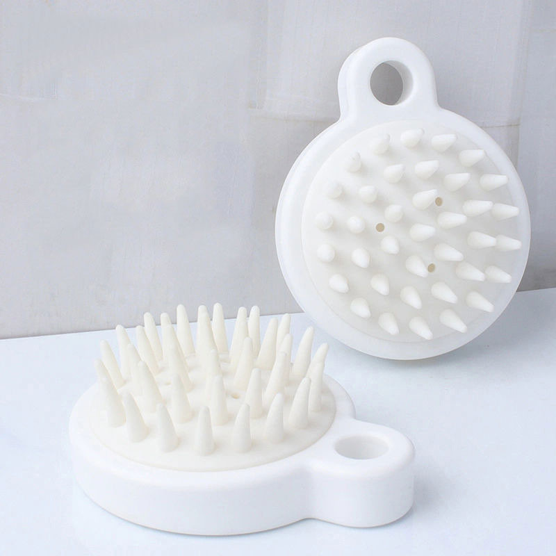 Galorea✨Sikat Sampo Sikat Pijat Kepala Sisir Silikon Oval Anti Ketombe Penggaruk Kepala Gatal Kering