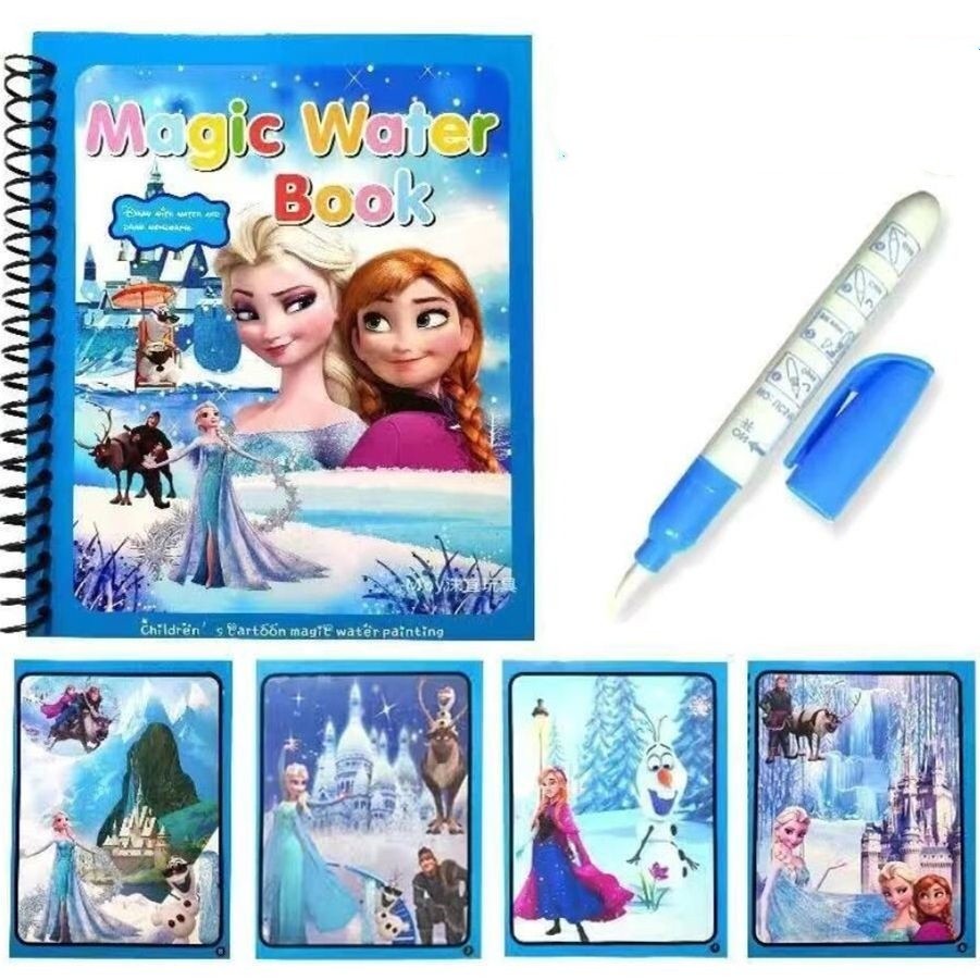 

Magic Water Book/Magic Water Pen/Buku gambar ajaib/Buku Gambar Pen Air / Buku Gambar Ajaib Buku Mewarnai/Mainan Edukasi Anak