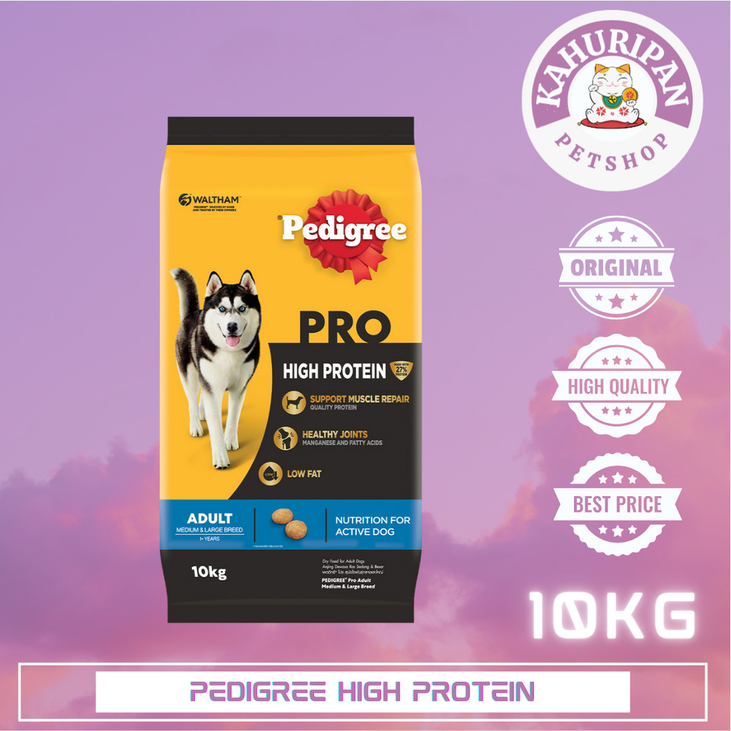 Pedigree Pro High Protein Adult Medium & Large Breed 10kg