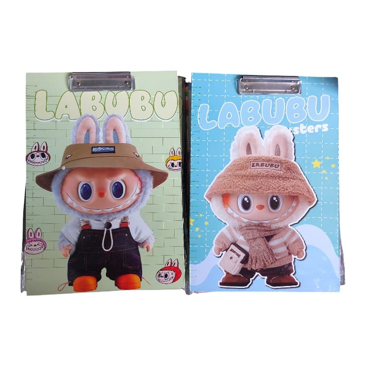 

CLIP BOARDLABUBU / PAPAN TULIS LABUBU / CLIPBOARD KAYU F4 / PAPAN UJIAN / PAPAN JALAN / CLIP BOARD A4