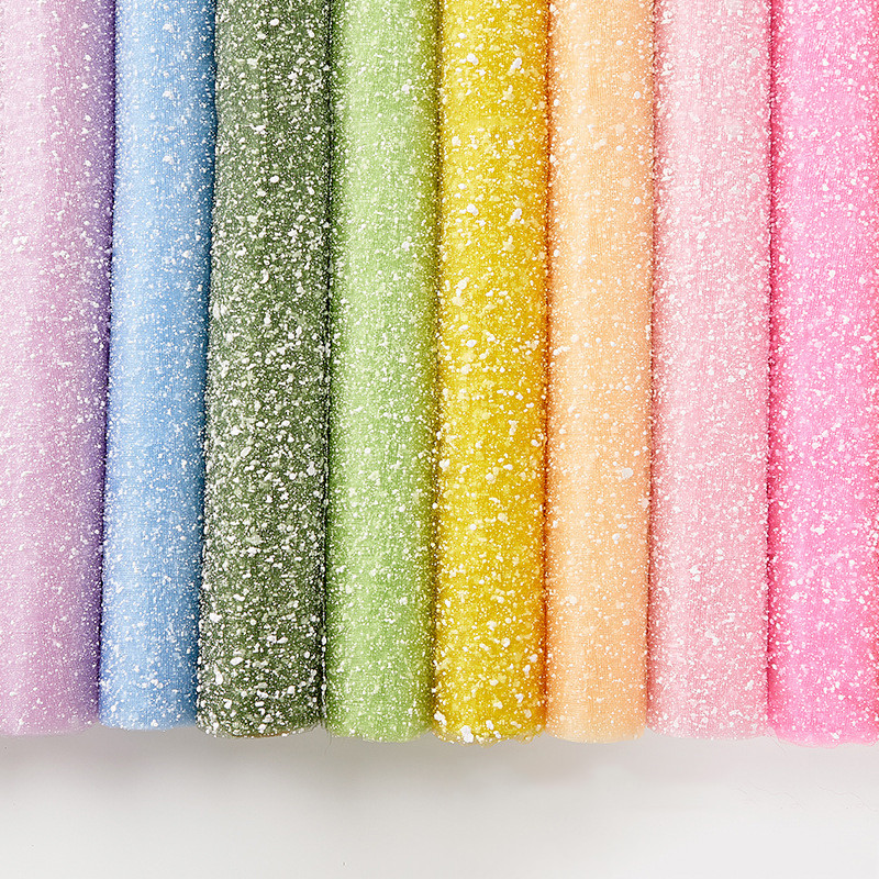 

4Yards Craft Decor Packaging Snow Point Gauze Mesh DIY Wedding Party Bouquet Gift Box Wrapping Paper Florists Supplies Materials