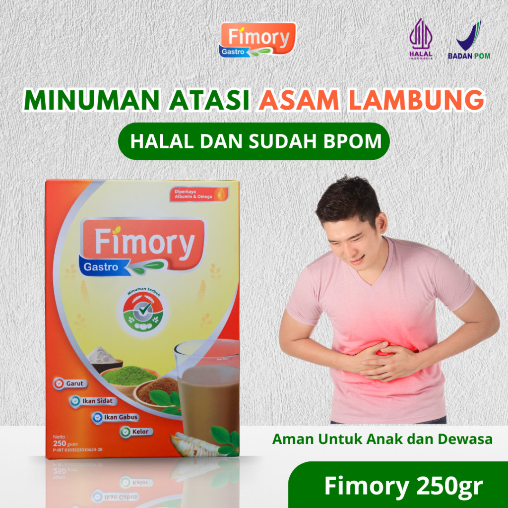 

Fimory Gastro - Minuman Serbuk Atasi Asam Lambung dan GERD ORIGINAL/NO KW