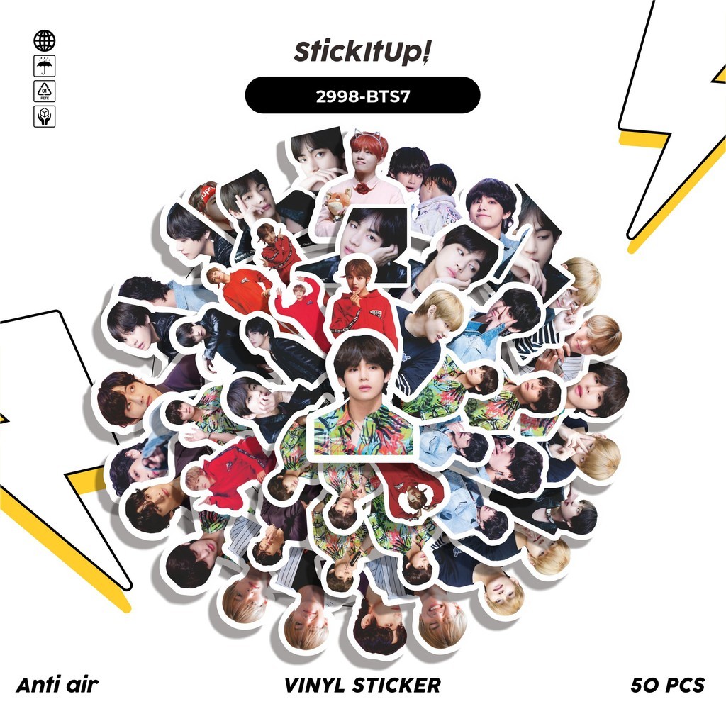 

COD✨ 50 Pcs Stiker TAEHYUNG SERIES 05 Lucu Anti Air Untuk Dekorasi Notebook Sepeda Skateboard Handphone DIY