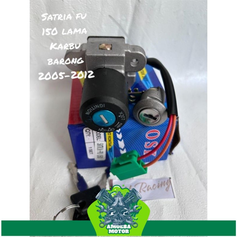 kunci kontak satria fu 150, kunci kontak assy suzuki satria fu 150 lama karbu