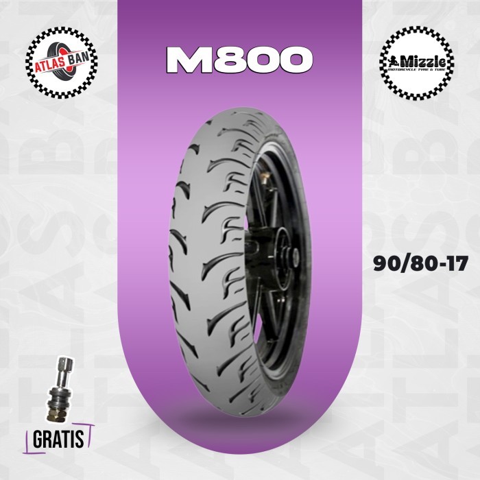 Ban Tubles Motor Bebek MIZZLE M800 90/80 Ring 17
