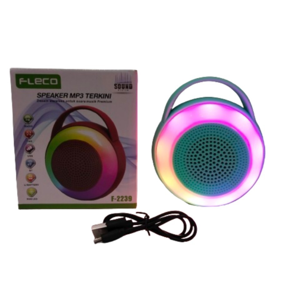 Speaker Bluetooth Wireless Portable MP3 Player FLECO F-2239 F 2239