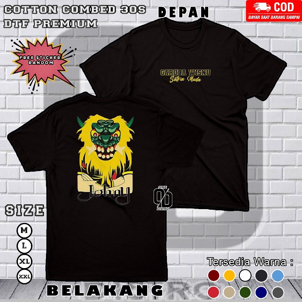 Baju Kaos Johny Garuda Wisnu Satria Muda Premium