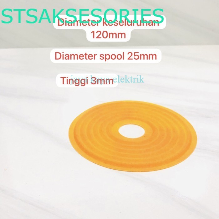 Dumper Demper Membran Speaker 10 inch - 12 inch Lubang Spool 25mm Diameter 120mm