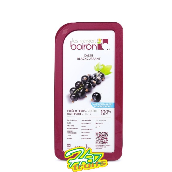 

Boiron Puree Blackcurrant 1 Kg | Pure Boiron Rasa Anggur Black Currant