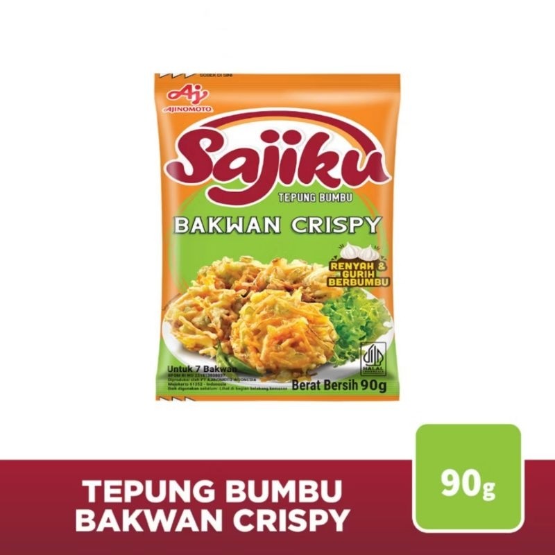 

Sajiku Tepung Bumbu Bakwan Crispy 90gr