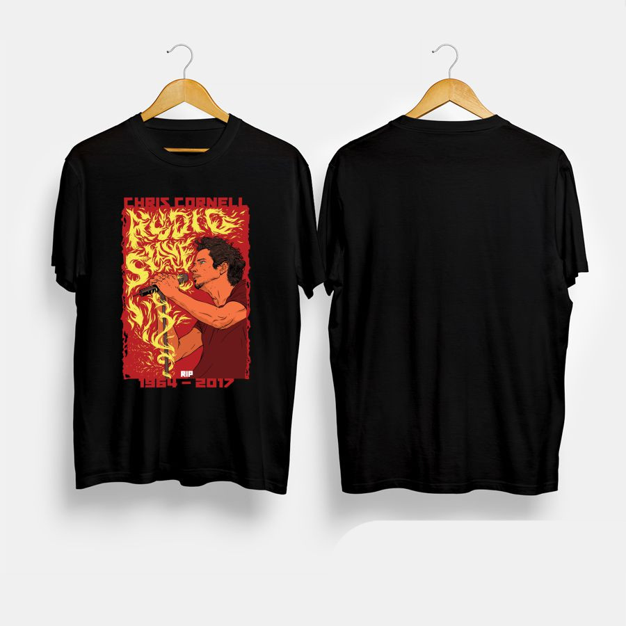 Kaos Baju Chris Cornell Audioslave Kaos Musik