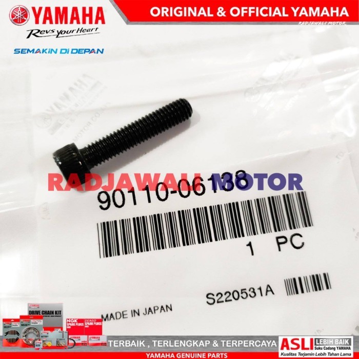 BAUT JALU STANG END GRIP XMAX , NEW VIXION HITAM ASLI ORIGINAL YAMAHA BERKUALITAS