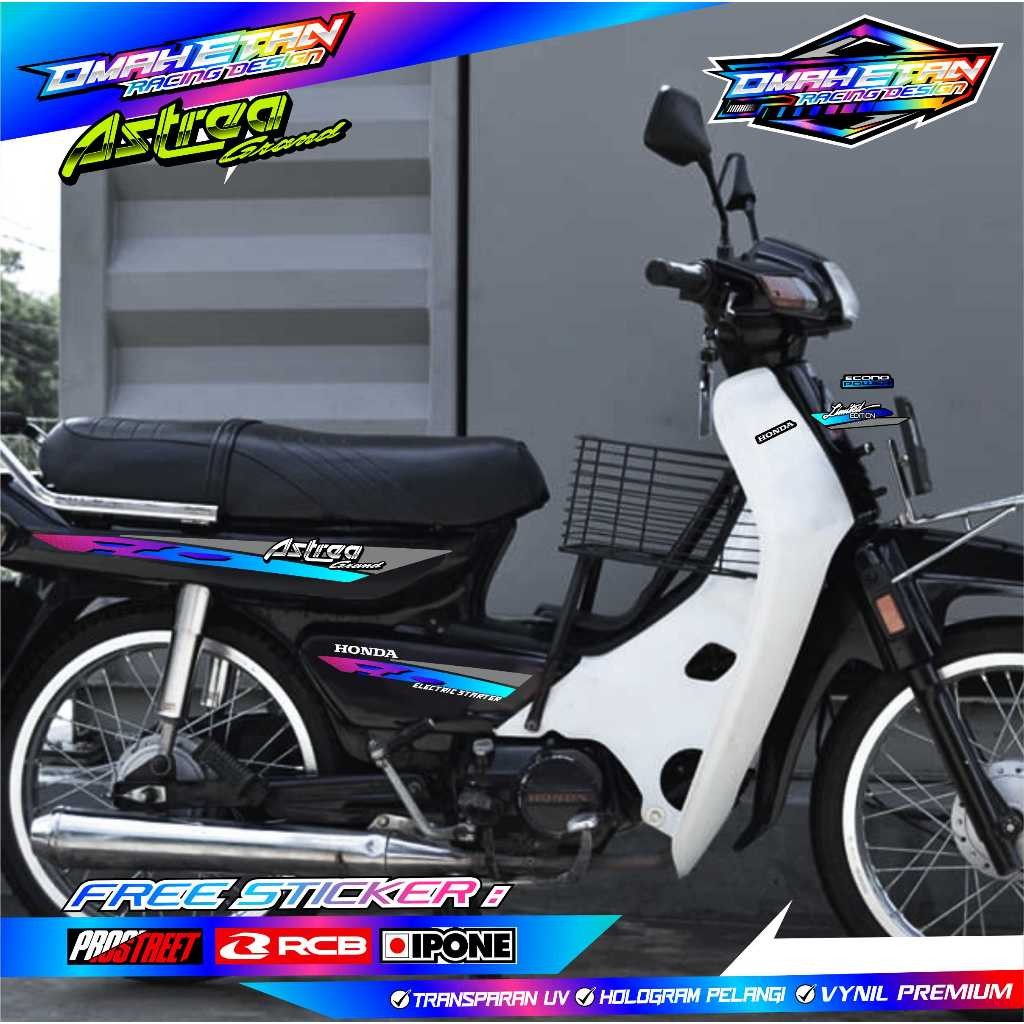 STRIPING VARIASI MOTOR HONDA ASTREA GRAND / STIKER LIST MOTOR ASTREA GRAND