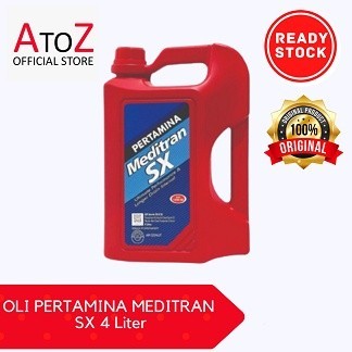 OLI MEDITRAN SX 4Liter / OLI MESIN DIESEL MRDITRAN / OLI MEDITRAN SX 15W-40 4L GALON PERTAMINA