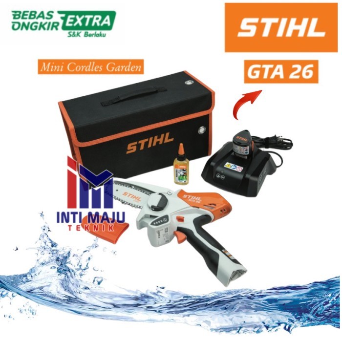STIHL GTA 26 Mesin potong ranting pohon Chainsaw mini Cordless
