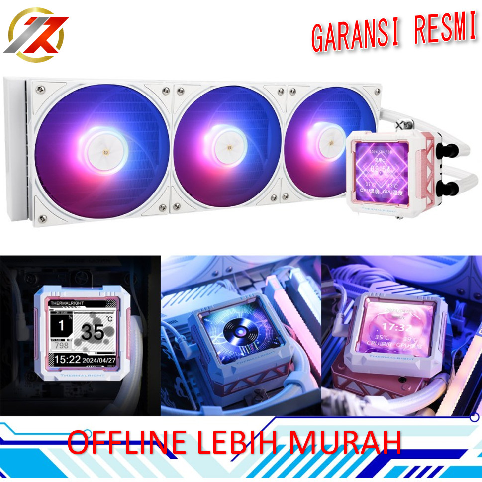 THERMALRIGHT Frozen Warframe PRO 360 MEW ARGB  w/ LCD Display CPU AIO Water Cooling
