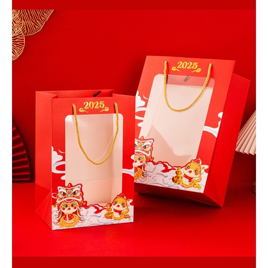 

WW 432 Paperbag Imlek Tas CNY Packaging Mewah Tenteng Imlek Terbaru Hampers Imlek