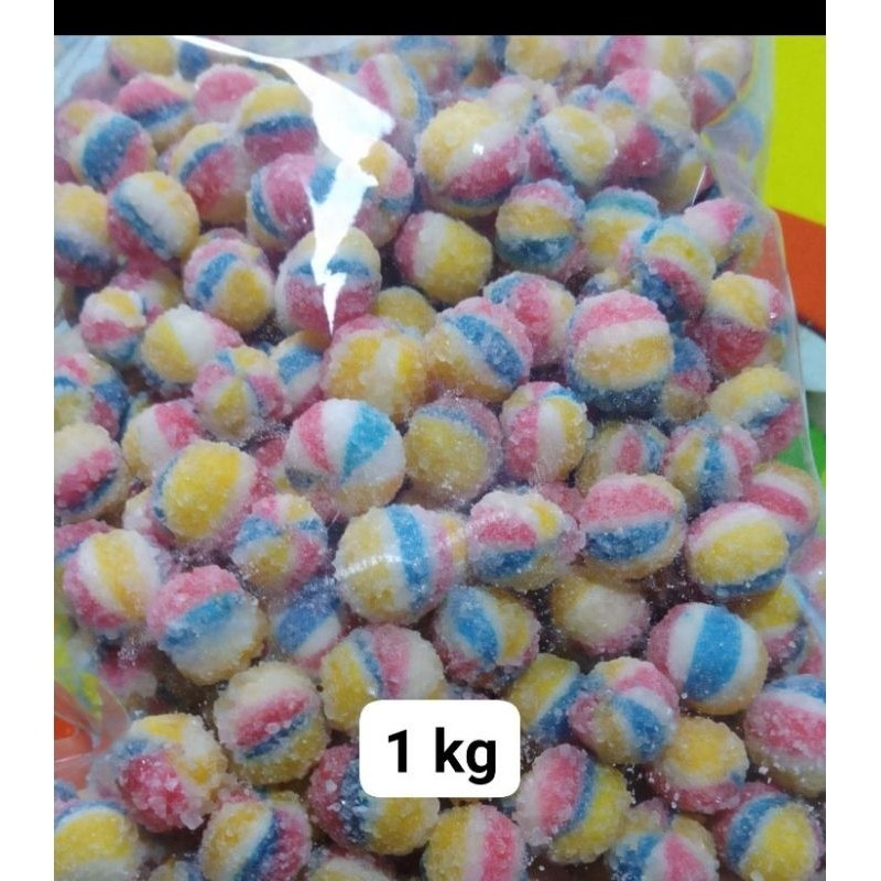 

Permen Marble Bola Pelangi 1 kg halal