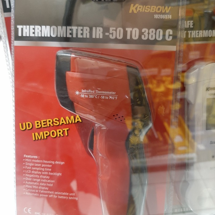 krisbow thermometer termometer gun digital infrared ORIGINAL KRISBOW