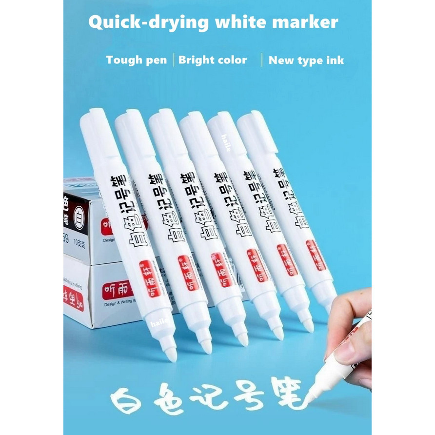 

KANSHPKANSHP YIXIAOJIANDA Spidol Ban Permanen Oil Based Waterproof 5mm 5 PCS - 1159