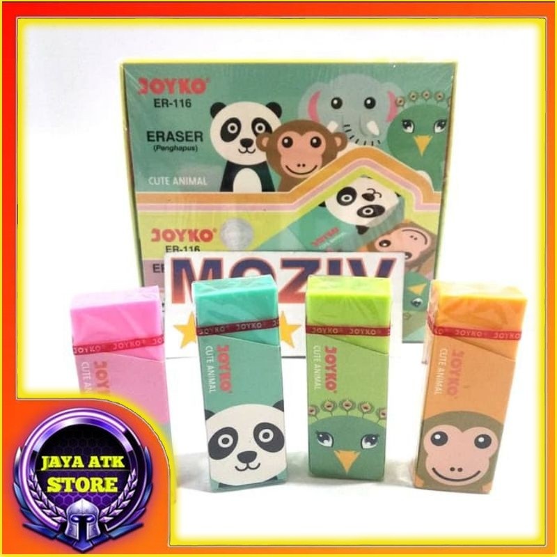 

Penghapus Pensil ER-116 Eraser Setip Motif Hewan Penghapus Lucu Unik