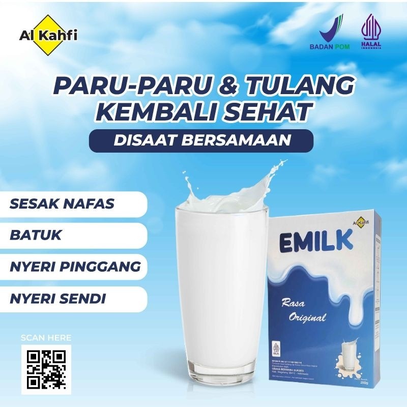 

EMILK Susu Kambing Etawa Bubuk 200 Gram Original Bantu Atasi Nyeri Sendi Pernafasan Pencernaan